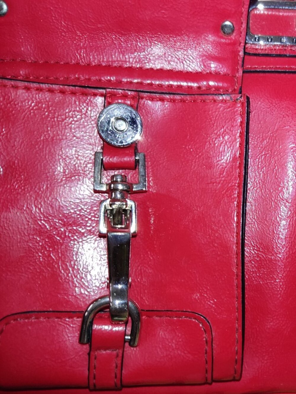 Guess Red Purse - Picture 12 of 16